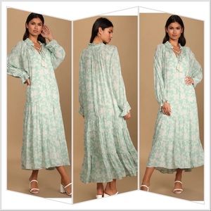 Lulus soft heart boho dress